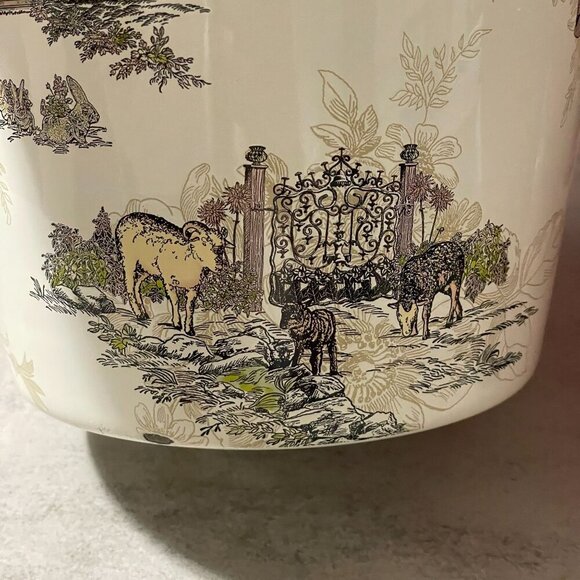 MacKenzie-Childs 30th Anniversary Aurora Collection Enamel Ice Bucket 2013 RARE - Picture 8 of 14